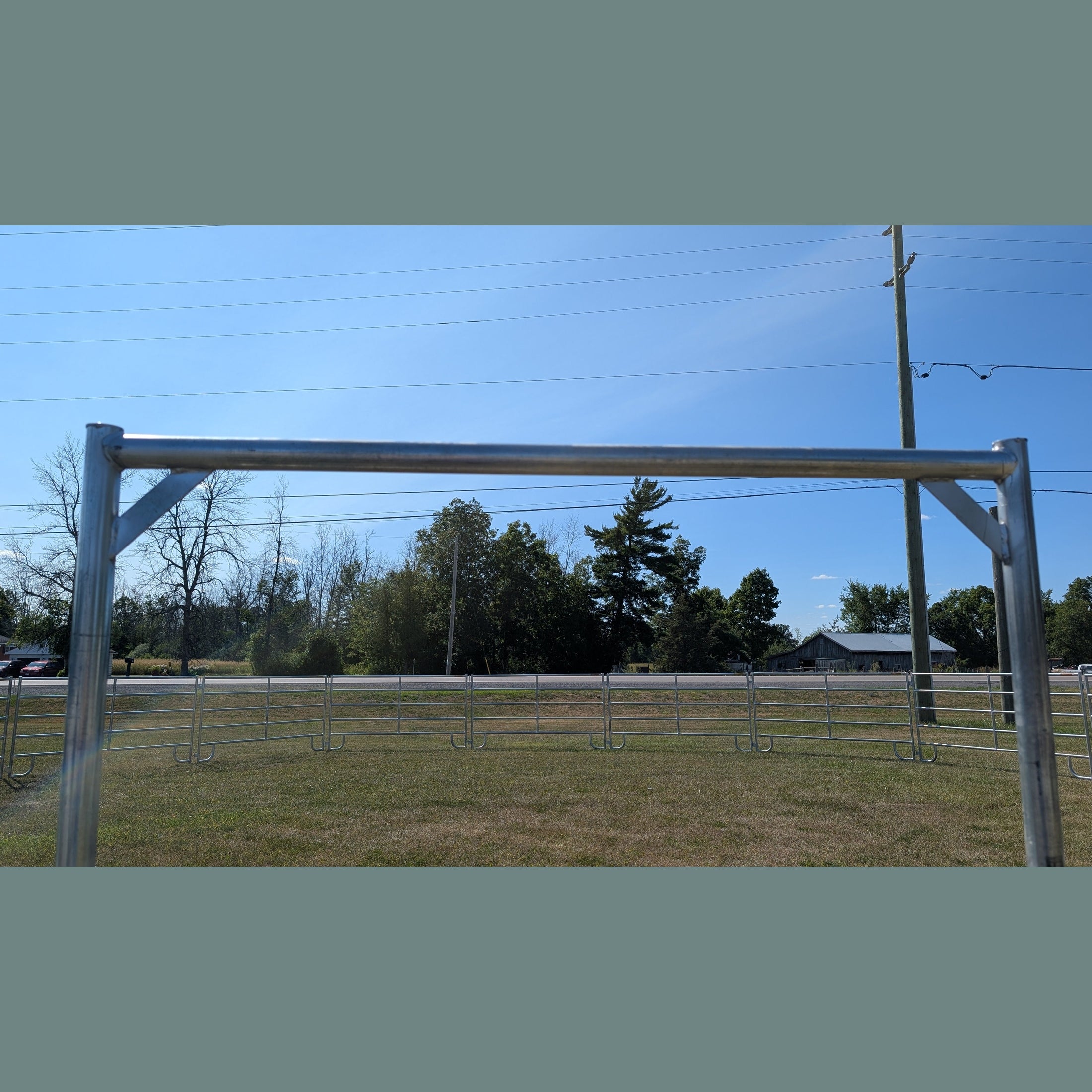 BORDER 4' walkthrough gate GALVANIZED