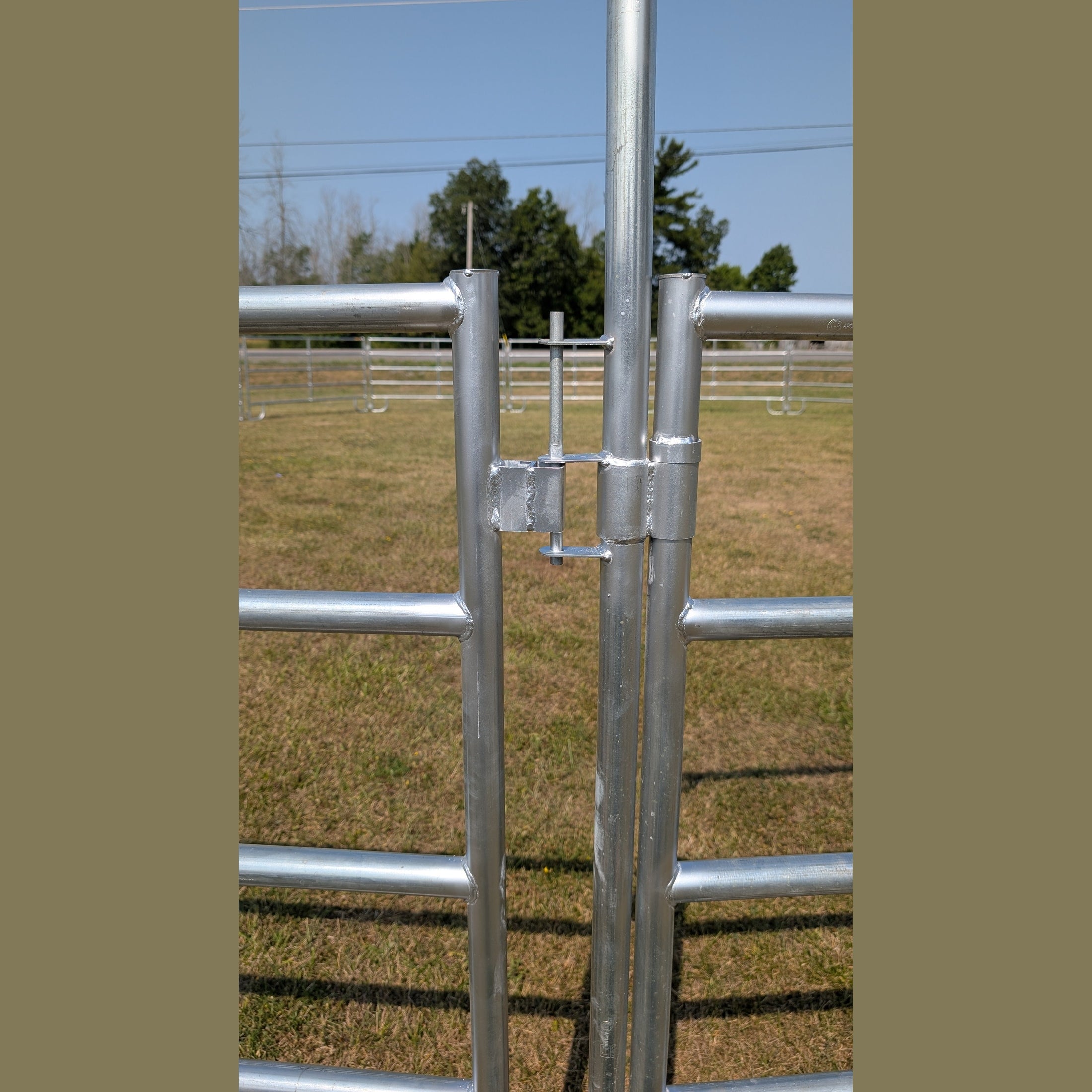 BORDER 4' walkthrough gate GALVANIZED