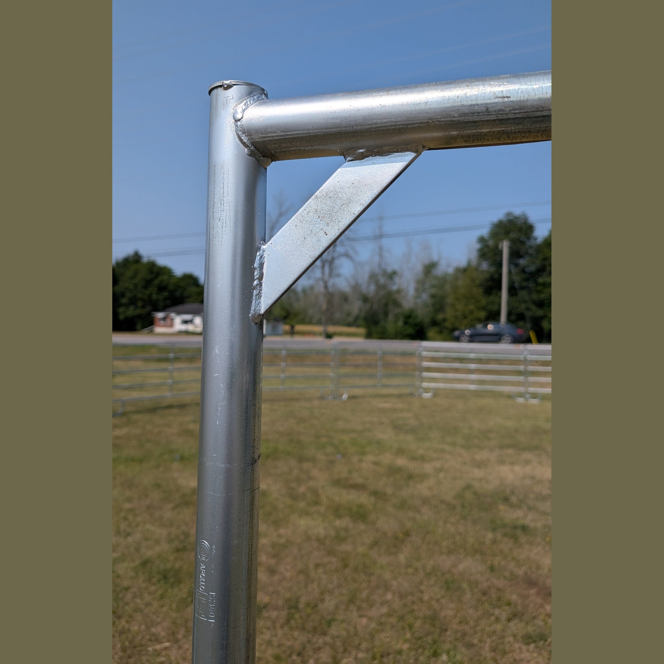 BORDER 4' walkthrough gate GALVANIZED