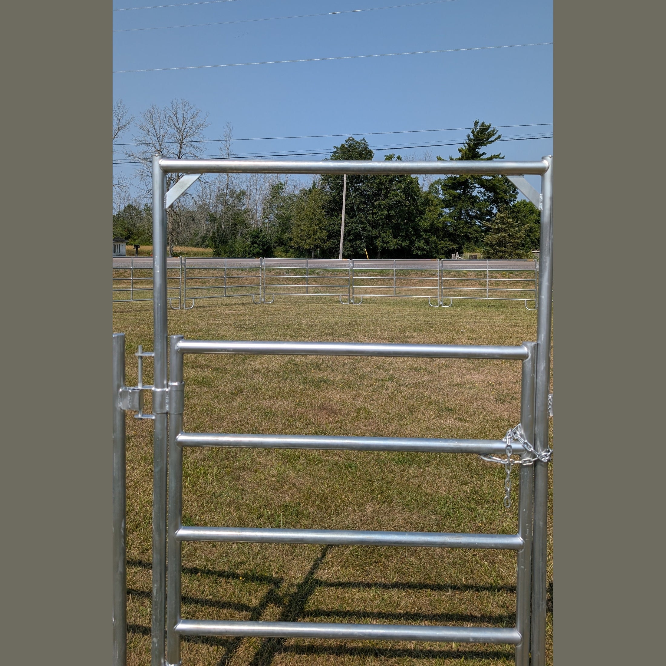 BORDER 4' walkthrough gate GALVANIZED