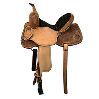 SCOTT THOMAS BARREL SADDLE - ANTIQUE FINISH 14.5"