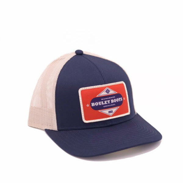 BOULET TRUCKER CAP NAVY - WHITE MESH BACK
