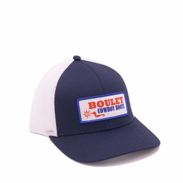 BOULET TRUCKER CAP NAVY - WHITE MESH BACK PATCH