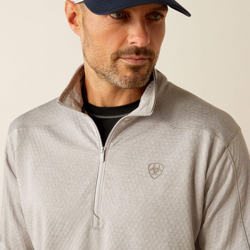 ARIAT MENS HEX FLEECE 1/2 ZIP BASELAYER