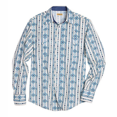 TIN HAUL MENS VERTICAL AZTEC RETRO SHIRT