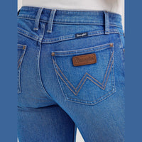 WRANGLER WOMENS RETRO MAE WIDE LEG TROUSER JEAN -LUCY
