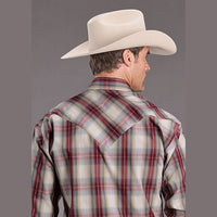 STETSON MENS DIAMOND RANCH DOBBY SHIRT