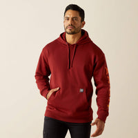 ARIAT MENS REBAR GRAPHIC HOODIE - RUSSET BROWN