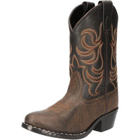 SMOKY MOUNTAIN MONTEREY YOUTH COWBOY BOOT - BROWN