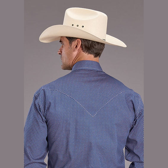 STETSON MENS ECLIPSE GEO 2 POCKET SHIRT