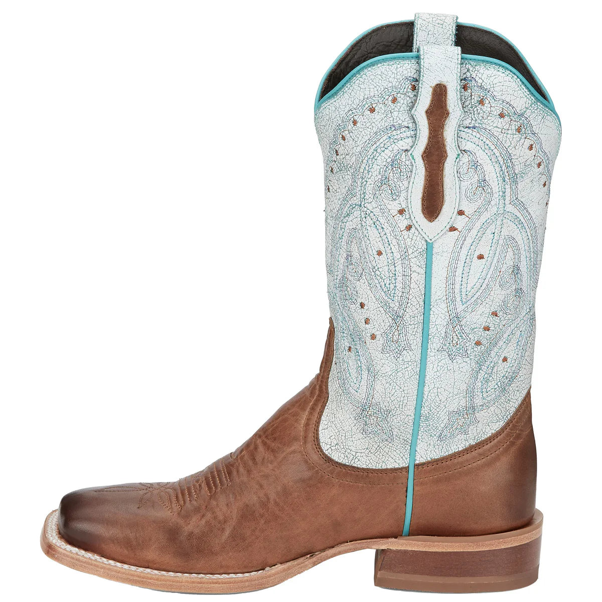 TONY LAMA WOMENS GABRIELLA CARAMEL COWHIDE