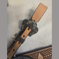 HEADSTALL & BREASTCOLLAR SET - GUNS & ROSES LIGHT OIL