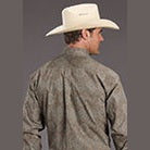 STETSON MENS BUTTON DOWN VICTORIAN PAISLEY