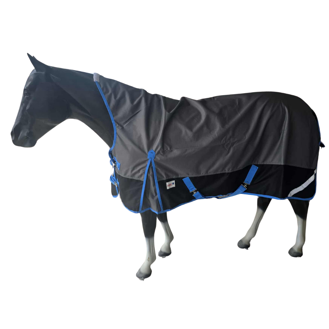 NORDIC STAR HIGH NECK RAIN SHEET - 1200D - 0G - BLUE BINDING