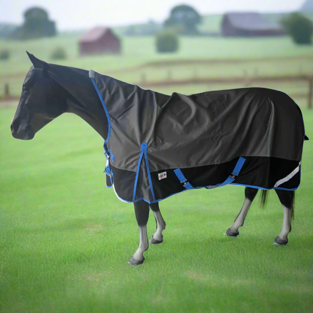 NORDIC STAR HIGH NECK RAIN SHEET - 1200D - 0G - BLUE BINDING