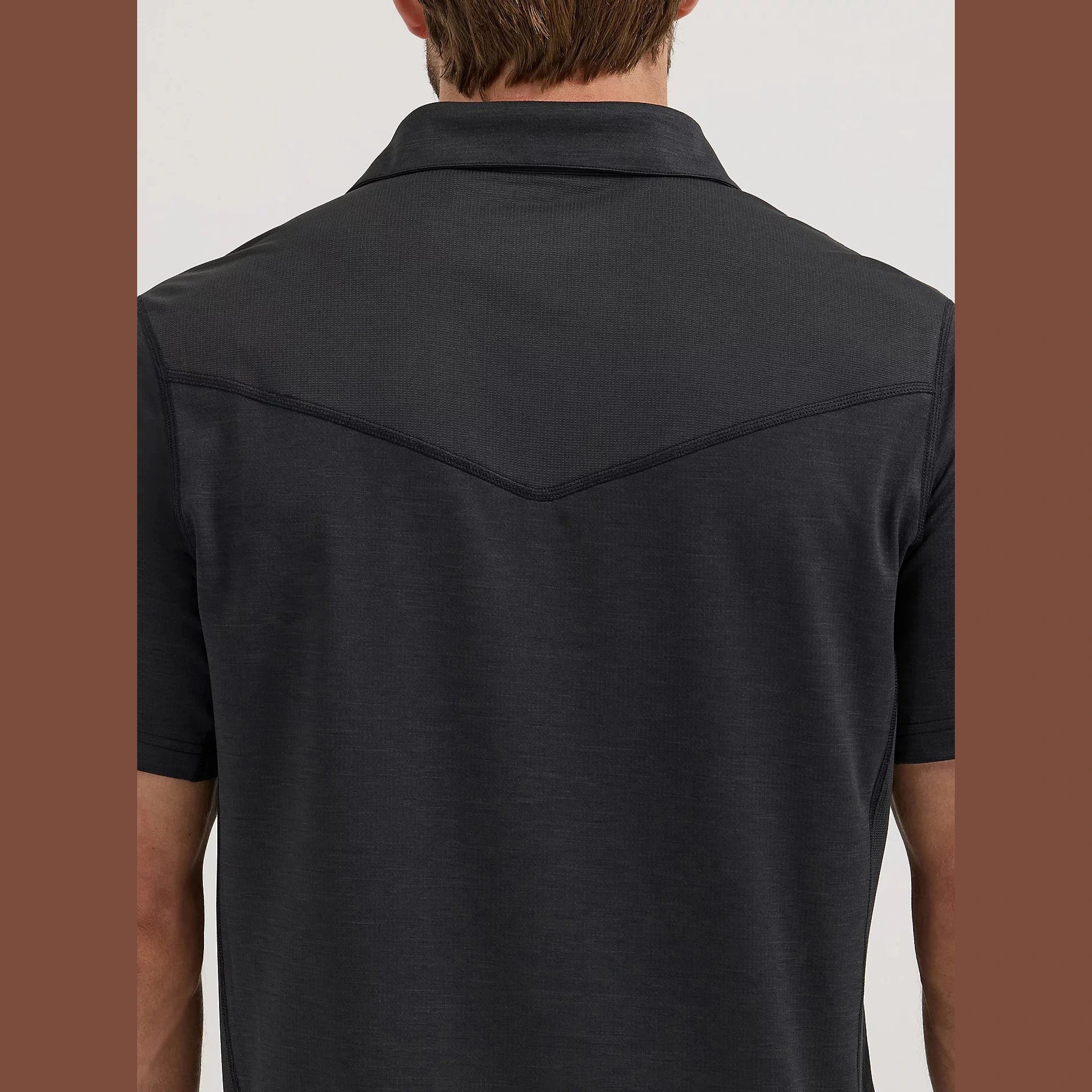 WRANGLER MENS PERFORMACE POLO SHIRT - BLACK