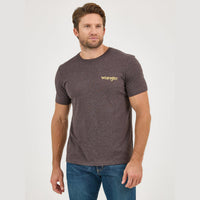 WRANGLER MENS BACK GRAPHIC TEE - DESERT BISTRE