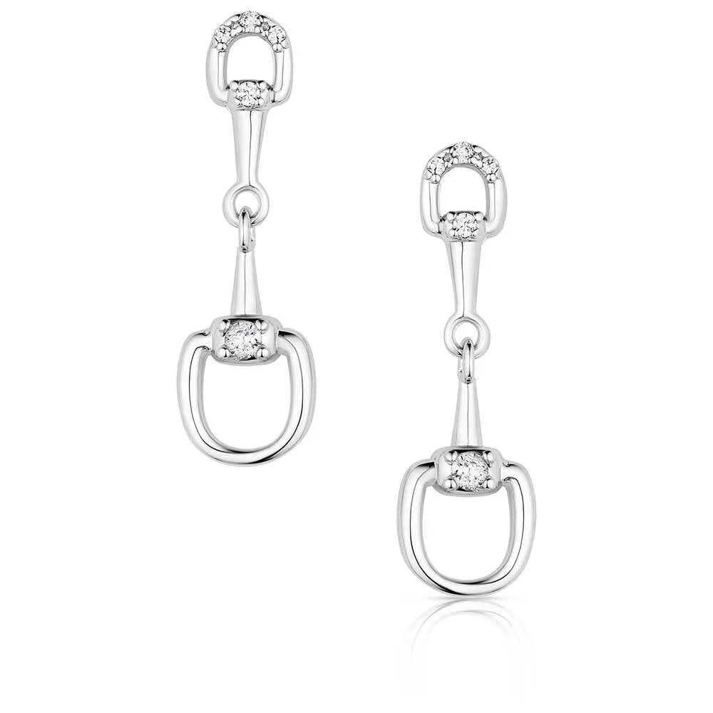 MONTANA SILVERSMITHS ENJOY THE RIDE EARRINGS