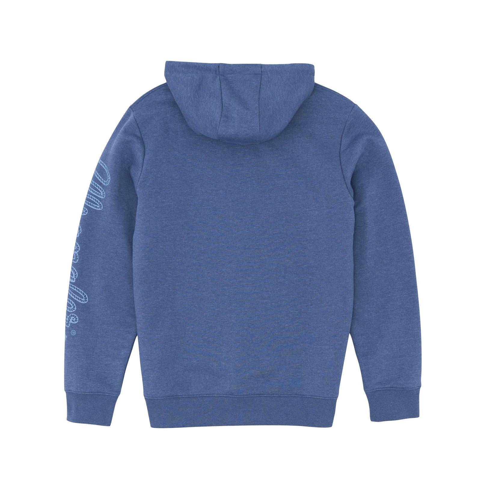 WRANGLER MENS GRAPHIC HOODIE - DARK DENIM
