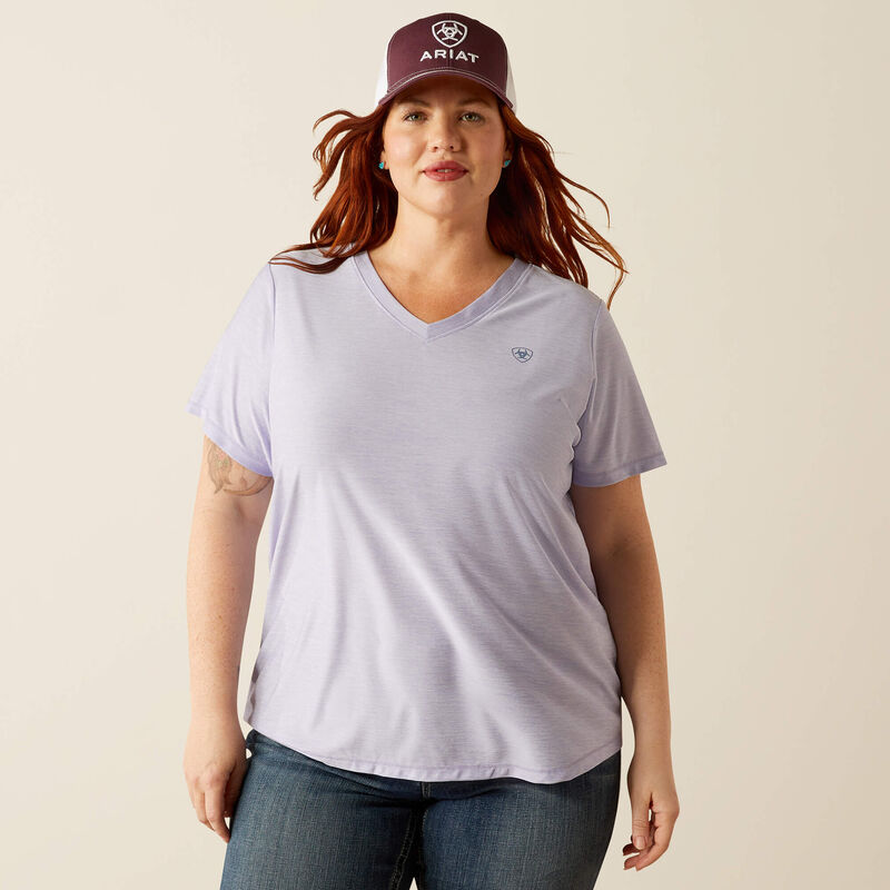 ARIAT WOMENS LAGUNA SHIRT - SWEET LAVENDER