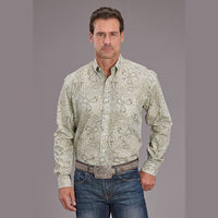 STETSON MENS SAND DOLLAR PAISLEY SHIRT