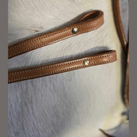 FLORAL RAWHIDE GLADIATOR STYLE HEADSTALL & BREASTCOLLAR SET