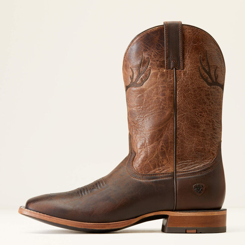 ARIAT MENS CROSSHAIR COWBOY BOOT - DARK WHISKEY