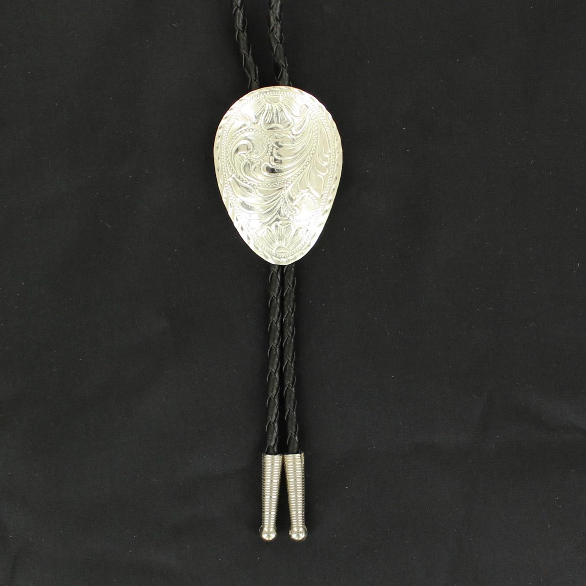 Crumrine Adult Western Bolo Tie Etched