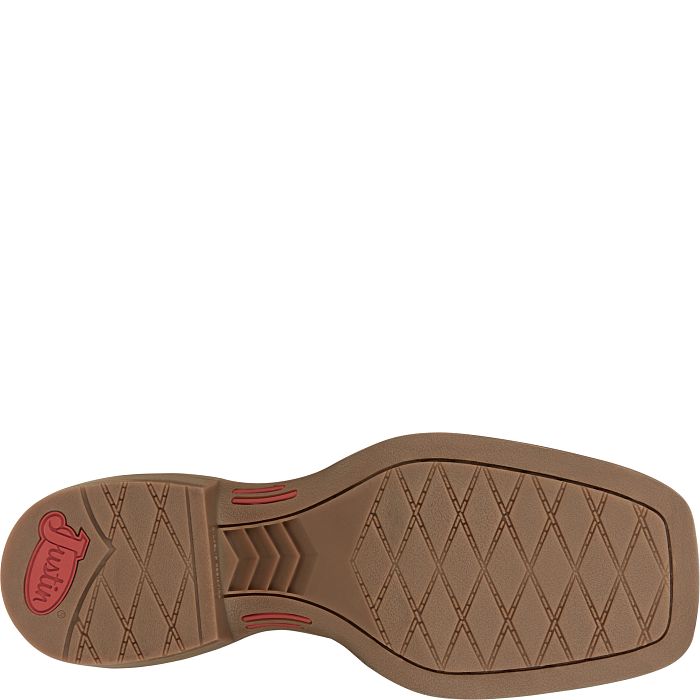 JUSTIN WOMENS LIBERY SPICY BROWN COWBOY BOOT