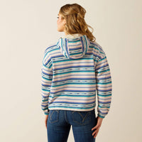 ARIAT WOMENS ESSENTIAL HOODIE - STREAM SERAPE PRINT