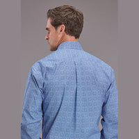 STETSON MENS DAWN MEDALLION PRINT SHIRT