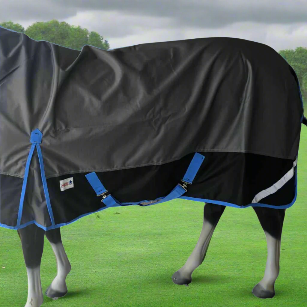 NORDIC STAR HIGH NECK RAIN SHEET - 1200D - 0G - BLUE BINDING