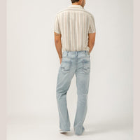 SILVER MENS ZAC RELAXED FIT STRAIGHT LEG