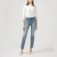 SILVER WOMENS ELYSE STRAIGHT LEG JEAN