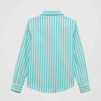 WRANGLER GIRLS STRIPED WESTERN SNAP SHIRT
