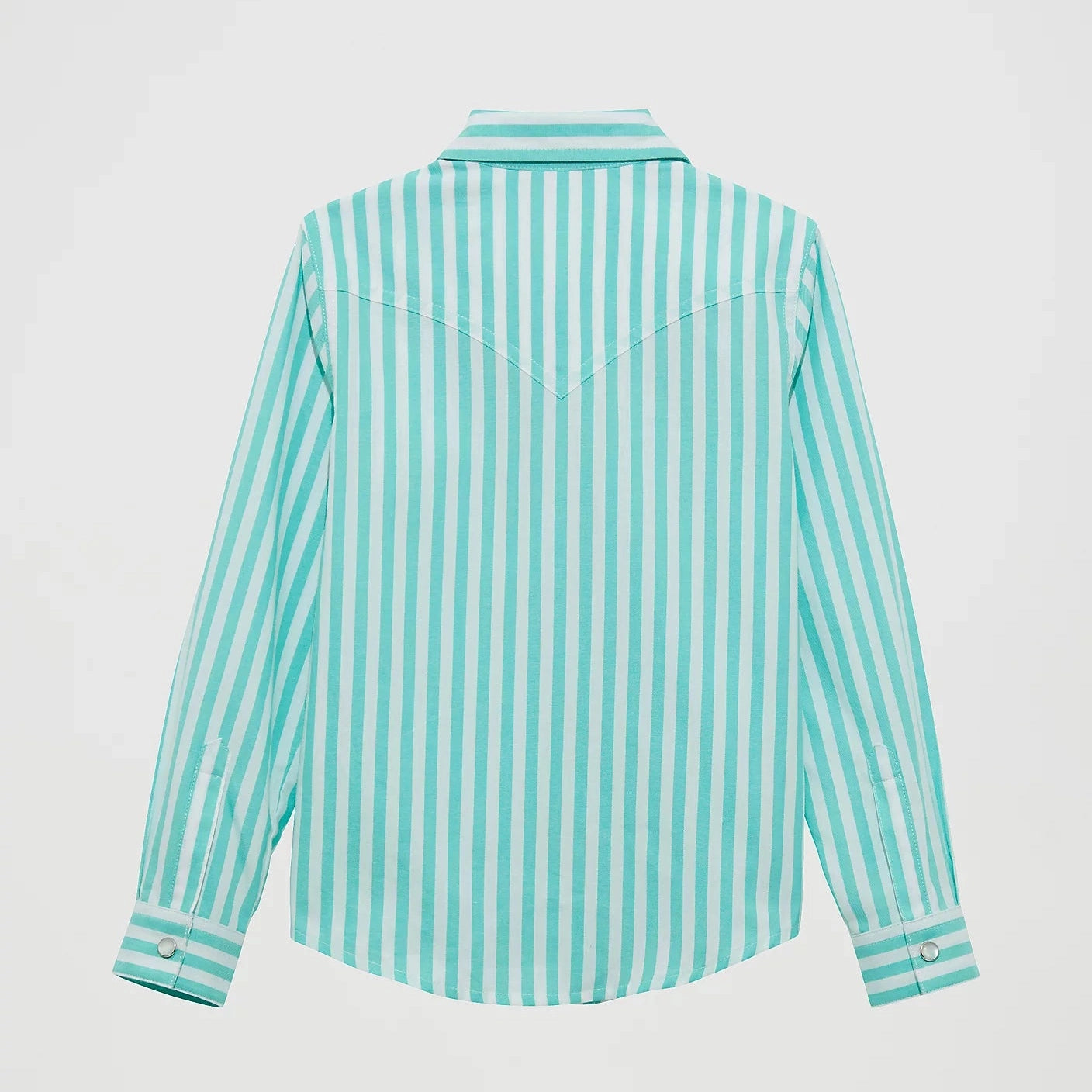 WRANGLER GIRLS STRIPED WESTERN SNAP SHIRT
