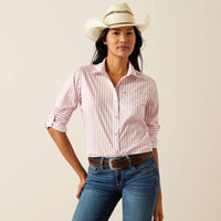 ARIAT WOMENS VENTTEK STRETCH SHIRT - ZEPHYR STRIPE