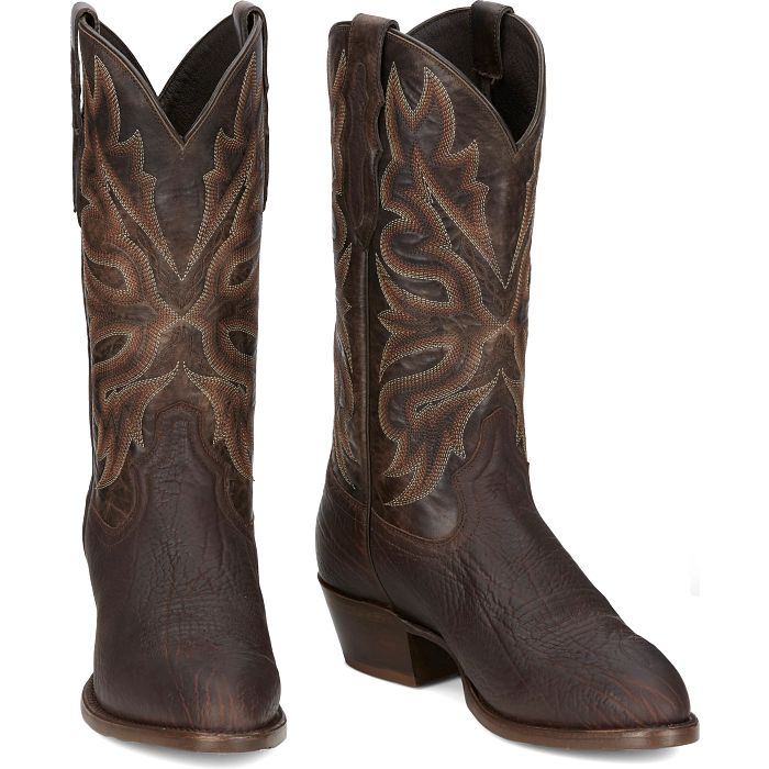 TONY LAMA MENS STEGALL BROWN WESTERN BOOT