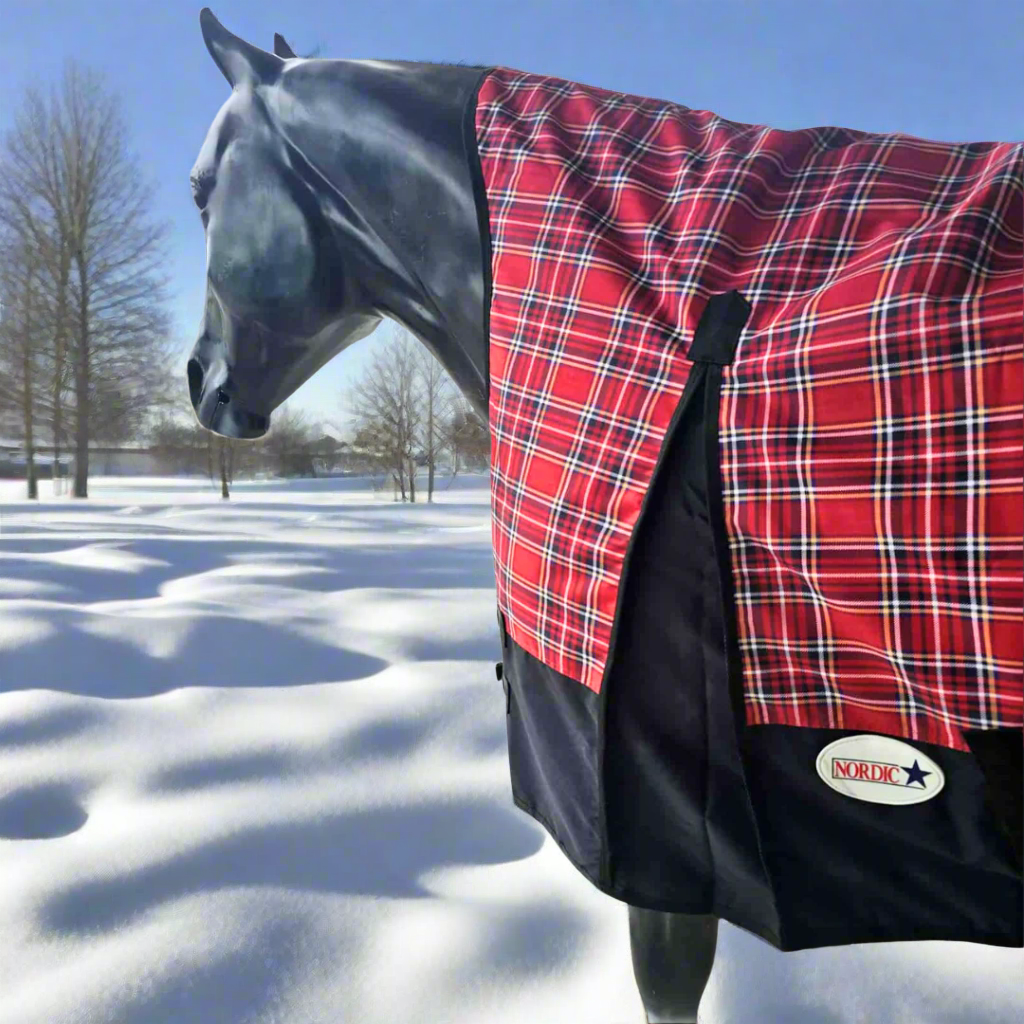 RED CHECK 1200D - 50GR HIGH NECK TURNOUT