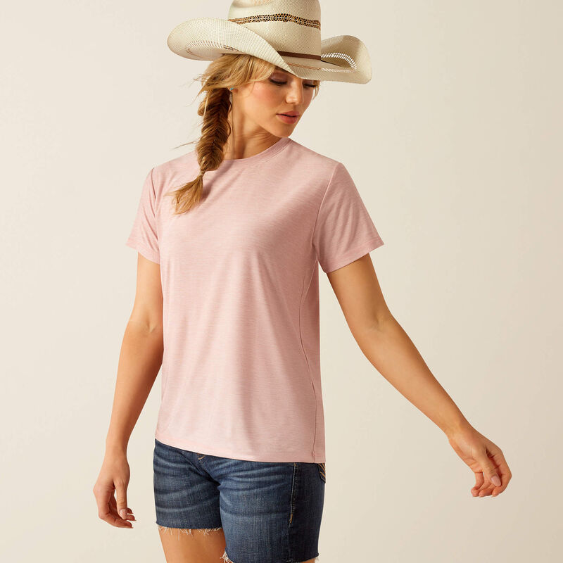 ARIAT WOMENS LAGUNA BACK LOGO TEE SHIRT