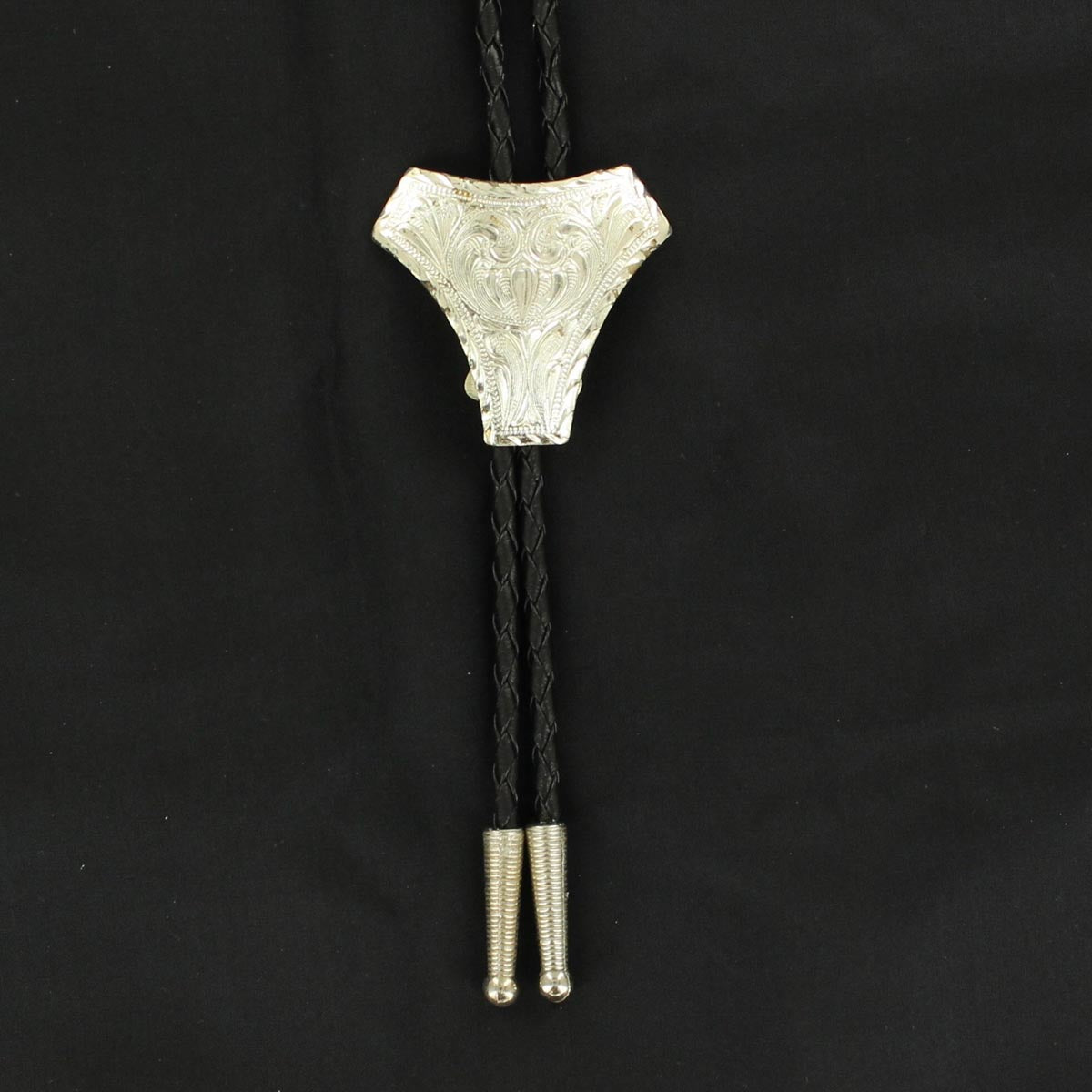CRUMRINE WESTERN BOLO TIE SILVER