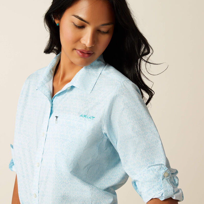 ARIAT WOMEN VENTTEK STRETCH SHIRT - DECO WATERCOLOR