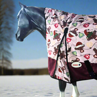 *LIMITED EDITION* MOO COW BURGUNDY BOTTOM 1200D - 250GR HIGH NECK TURNOUT