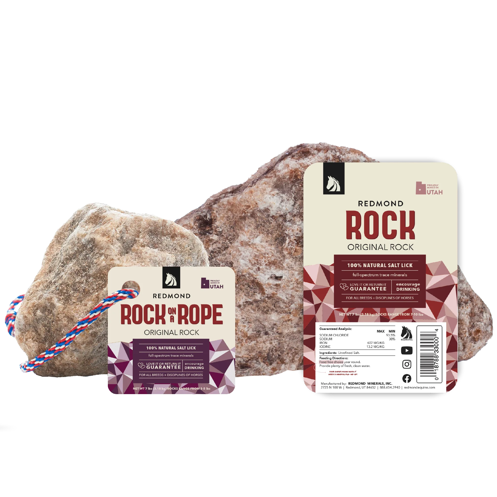 Redmond Rock On A Rope 3 - 5 LB