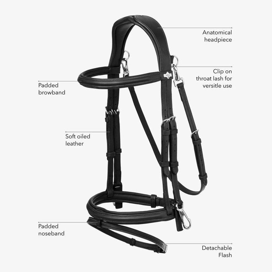 LEMIEUX KUDOS WORK BRIDLE - BLACK