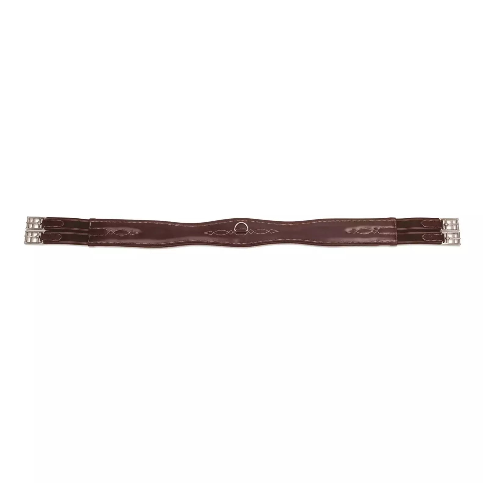 SHIRES ATHERSTONE LEATHER GIRTH - HAVANA