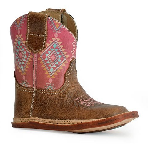 ROPER INFANTS PRINTED AZTEC WESTERN BOOT