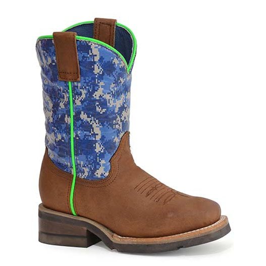 Boys camo cowboy boots hotsell