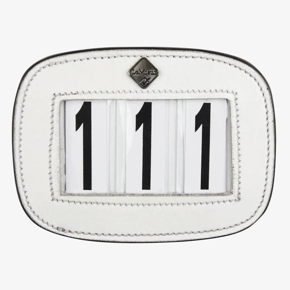 LEMIEUX SADDLE NUMBER HOLDER - WHITE