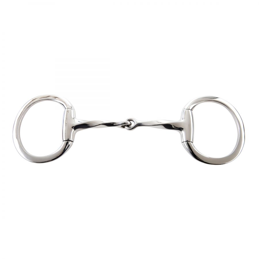 KORSTEEL SLOW TWIST EGGBUTT SNAFFLE BIT 5"